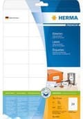 Miniatyrbild 6 av 9: HERMA Etiketter vit 66x33,8mm SuperPrint 2400st.