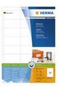 Miniatyrbild 8 av 9: HERMA Etiketter vit 66x33,8mm SuperPrint 2400st.