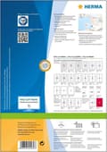 Miniatyrbild 5 av 11: HERMA Adressetiketter vit 99,1x67,7 Premium A4 800 st.