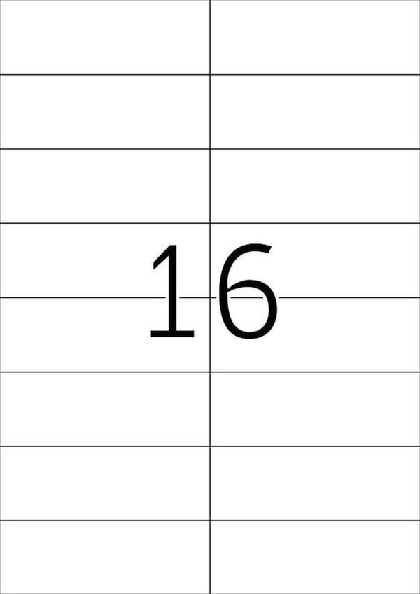Herma Premium Labels 105x37 100 ark DIN A4 1600 stk 4462