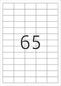 Pikkukuva 7 / 11: HERMA Tarrat valkoinen 38,1x21,2 Premium A4 6500 kpl.