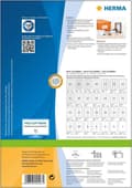Miniatyrbild 6 av 10: HERMA Etiketter vit 105x35 SuperPrint 1600 st. Vit självhäftande skrivaretikett