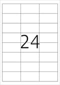 Miniatyrbild 7 av 11: HERMA Etiketter vit 64,6x33,8 Premium A4 2400 st.