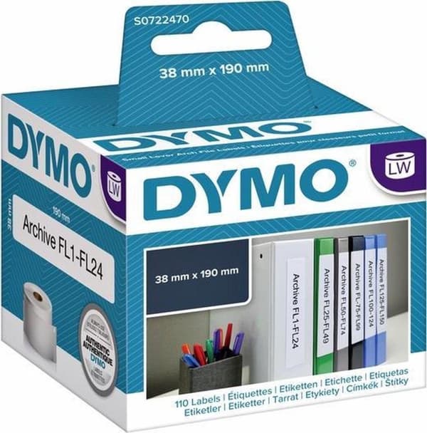 Dymo Lever Arch -tarrat