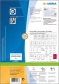 Pikkukuva 5 / 11: HERMA Tarrat valkoinen 99,1x33,8 Premium A4 1600 kpl.