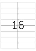Pikkukuva 7 / 11: HERMA Tarrat valkoinen 99,1x33,8 Premium A4 1600 kpl.