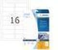 Miniatyrbild 5 av 5: HERMA Textil/Namnetiketter A4 88,9x33,8mm vit 320St.