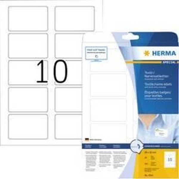 Namnskylt Etikett Herma 4514 80x50mm Vit