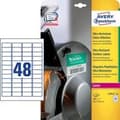 Miniatyrbild 3 av 4: Avery ultraresistenta utomhusetiketter ft 45,7 x 21,2 mm (bxh), låda med 480 etiketter