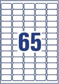 Miniatyrbild 2 av 5: Avery AV-L7971-25 Etiketter för fryst mat 38,1x21,2 mm 1625 delar Vit