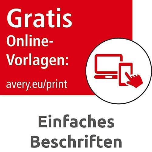 Avery Zweckform L6049 - Aftagelige etiketter - grøn - 25,4 x 10 mm - 3780 label(s) (20 ark x 189) (L6049-20)