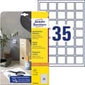 Miniatyrbillede 6 af 6: Avery Produktetiketter 35 X 35 Mm Fsc Papir Hvid 875 stk