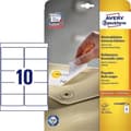 Miniatyrbillede 4 af 4: Avery aftagelige etiketter, hvide, 96,0 x 63,5 mm, aftagelige