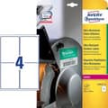 Miniatyrbillede 3 af 4: Avery ultra resistente udendørs etiketter ft 99,1 x 139 mm (bxh), æske med 40 etiketter