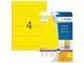 Miniatyrbillede 6 af 6: Herma mappeetiketter gul192X61 20 ark DIN A4 80 stk 5096