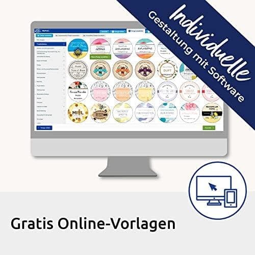 AVERY Zweckform etiketter 5087 vit - 180 stycken (5087)