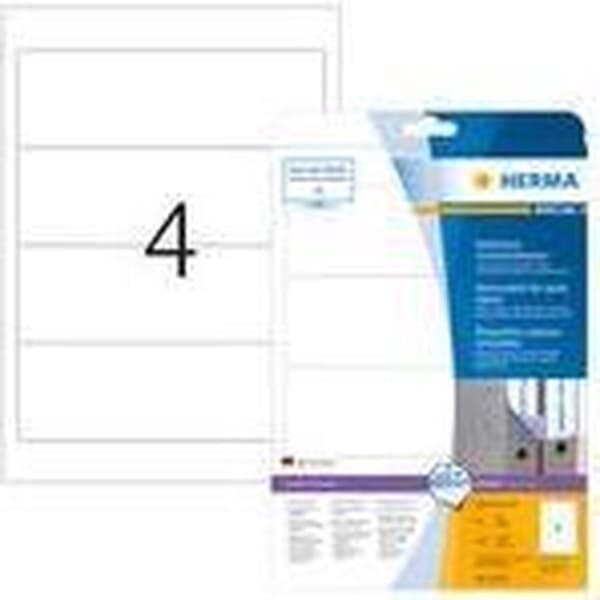 Herma Ordneretik. movab. 192x61 25 Bl. DIN A4 100 stk 10165