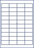 Miniatyrbillede 3 af 9: Private label Avery 4780 Universal Label 48,5x25,4mm Hvid
