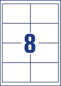 Miniatyrbild 3 av 9: Private label Avery 4782 Universal Label 97x67,7mm