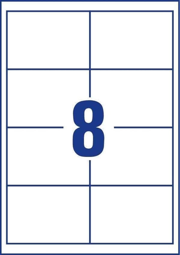 Private label Avery 4782 Universal Label 97x67,7mm