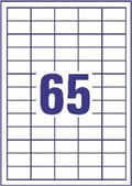 Pikkukuva 8 / 10: Avery white yleistarrat QuickPeel ft 38 x 212 mm, 2275 kpl (1950 + 325 extra)