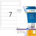 Miniatyrbillede 3 af 8: HERMA mappeetiketter hvid 192X38mm 25 ark A4 175p.