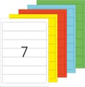 Miniatyrbillede 6 af 8: HERMA mappeetiketter hvid 192X38mm 25 ark A4 175p.