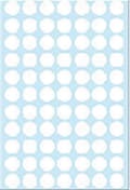 Miniatyrbild 7 av 8: HERMA 2230 Universaletiketter vit 13 mm rund Papper 2464 st.
