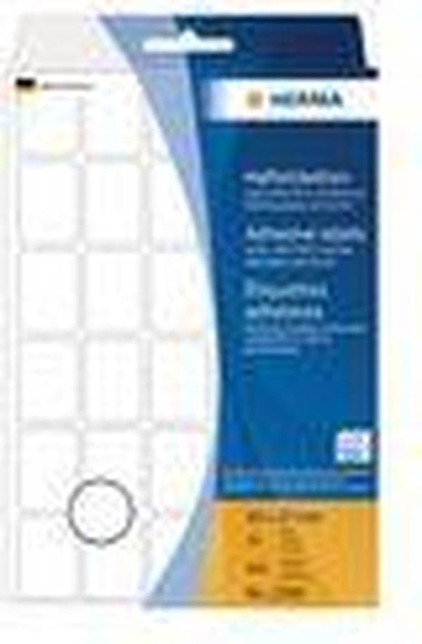 HERMA 2390 Universaletiketter vit 19x27 mm Papper matt 960 st.