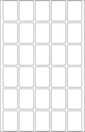 Miniatyrbild 2 av 9: HERMA 2390 Universaletiketter vit 19x27 mm Papper matt 960 st.