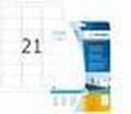 Miniatyrbild 7 av 7: Herma Labels vit 63,5x38,1 avtagbar SuperPrint 525 st.