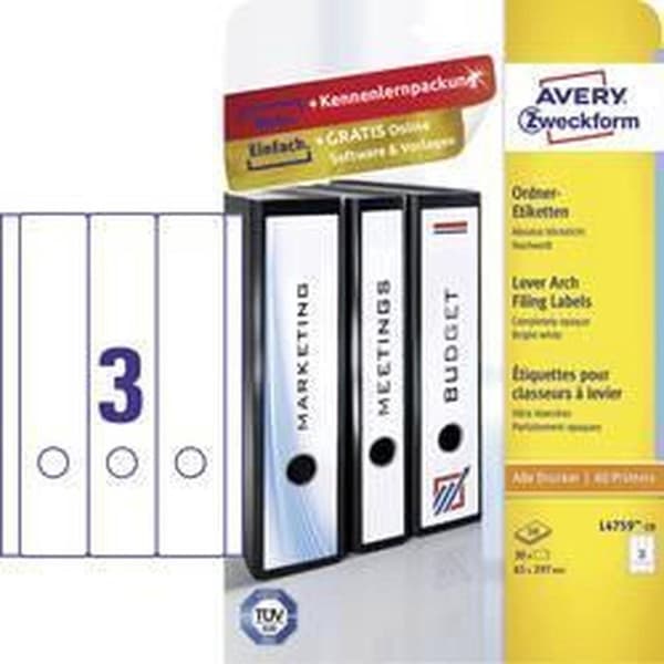 Avery L4759-10 printeretiket