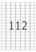 Miniatyrbild 7 av 11: HERMA Etiketter vit 25,4x16,9 Premium A4 2800 st.