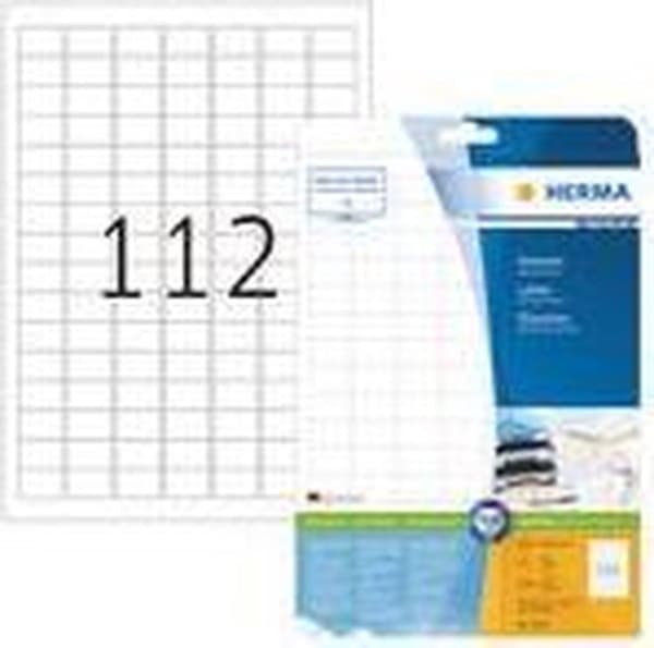 HERMA Etiketter vit 25,4x16,9 Premium A4 2800 st.