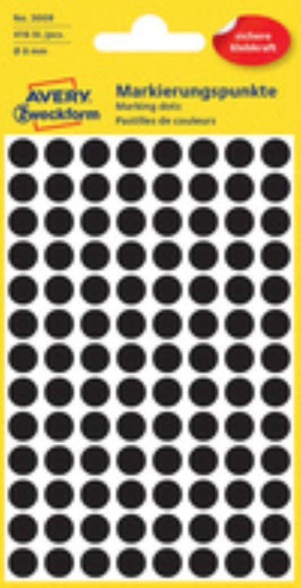 Avery Labels Zweckform Dot 18 mm Papir Blå 1056 stk