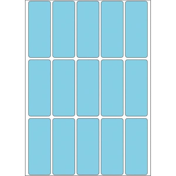 HERMA Vielzweck etiketter blå 20x50 mm Papper matt 480 St.