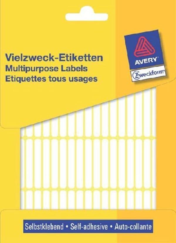 Private Label Avery 3306 Manuell Label 13x8mm Vit
