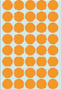 Miniatyrbillede 2 af 3: Herma 2254 Label Ø19mm Fluorescerende-Orange - 960 stk.
