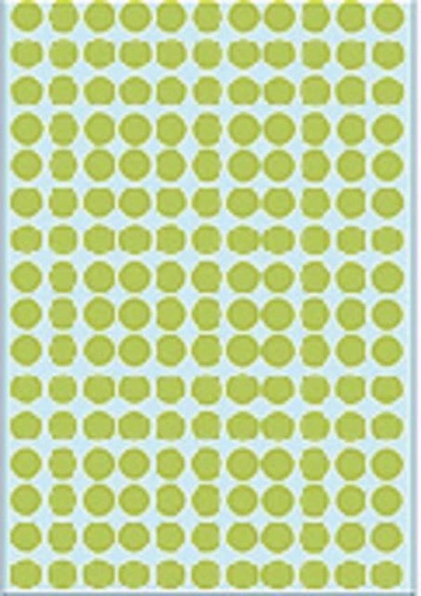 HERMA 2215 Universaletiketter grøn Ø 8 mm Papir 5632 stk.
