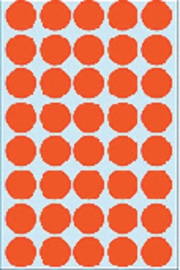 Herma 2252 Universal etiket. rød Ø19 32 ark 111x170 1280 stk
