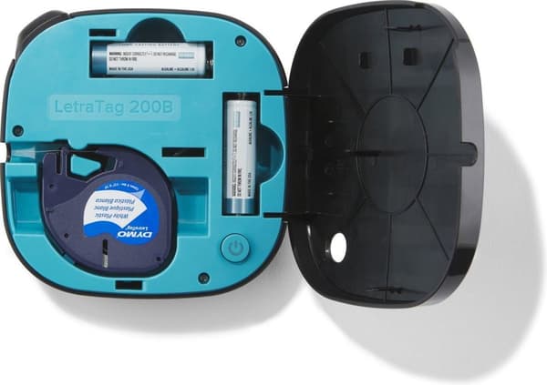 DYMO LetraTag 200B Bluetooth Label Maker | Kompakti tarratulostin | Yhteys langattomalla Bluetooth-tekniikalla iOS:n ja Androidin kanssa | Sisältää 1