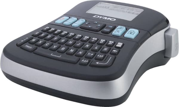 DYMO LabelManager 210D Etikettmaskin | Skrivbordsetikettskrivare | Bärbar etikettmaskin med AZERTY-tangentbord | Stor skärm och nycklar för snabb åtko