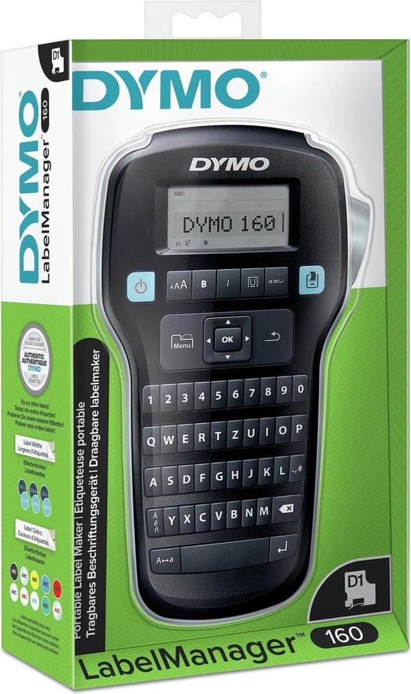 Dymo LabelManager 160 - Etikettskrivare / QWERTZ