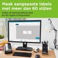 Pikkukuva 4 / 8: DYMO LabelWriter 550 -tarratulostin ja -tarrat | 2 x monitoimiset LW-tarrat (yhteensä 1320) | 1 x LW-käyntikorttitarrat (300 per rulla) | Kestävät LW-