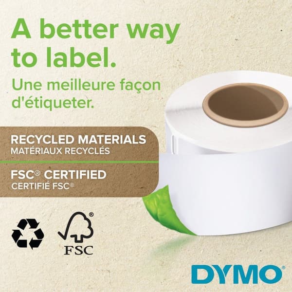 DYMO LabelWriter 550 -tarratulostin ja -tarrat | 2 x monitoimiset LW-tarrat (yhteensä 1320) | 1 x LW-käyntikorttitarrat (300 per rulla) | Kestävät LW-