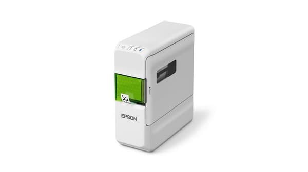 Epson LabelWorks LW-C410 - etikettskrivare - termisk överföring - rulle (1,8 cm) - 180 dpi - upp till 9 mm/sek. - Bluetooth - skärare - vit (C51CF4810
