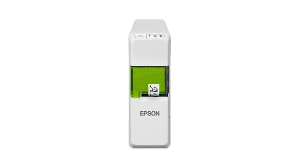 Epson LabelWorks LW-C410 - etikettskrivare - termisk överföring - rulle (1,8 cm) - 180 dpi - upp till 9 mm/sek. - Bluetooth - skärare - vit (C51CF4810