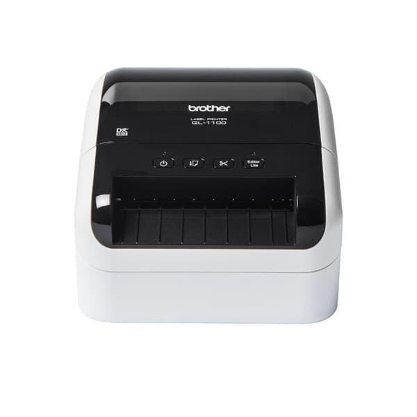 Brother QL-1100c Labelprinter Direkte termisk 300 x 300 DPI Kablet (QL1100CZG1) Sort, Hvid