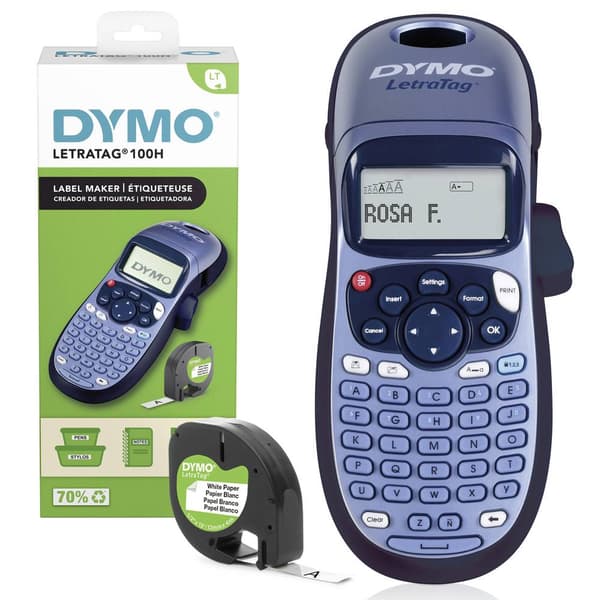 DYMO LetraTag LT-100H Märkmaskin Lämplig för tejp: LT 12 mm