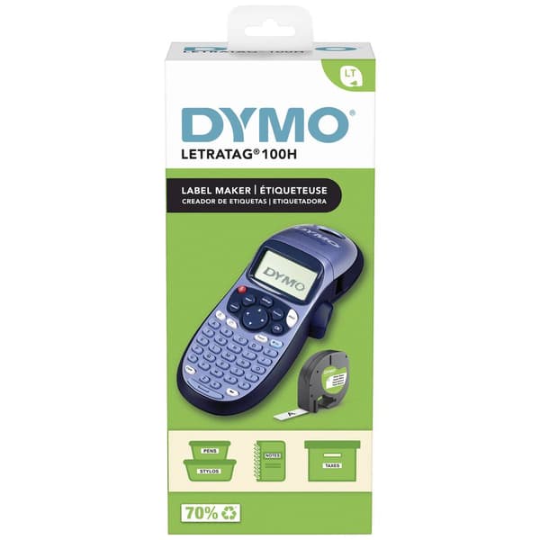 DYMO LetraTag LT-100H Märkmaskin Lämplig för tejp: LT 12 mm